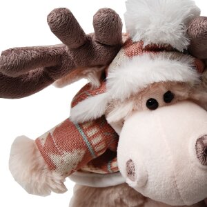 Clayre & Eef TW0599 Peluche reno marrón 22cm