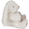Clayre & Eef TW0600 Peluche Conejo Corazón Beige 11x14x14cm