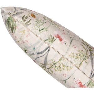 Clayre & Eef WFF22 Funda de Cojín Flora & Fauna 45x45 Beige Verde