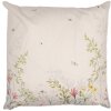 Clayre & Eef WFF22 Funda de Cojín Flora & Fauna 45x45 Beige Verde