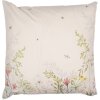 Clayre & Eef WFF22 Funda de Cojín Flora & Fauna 45x45 Beige Verde