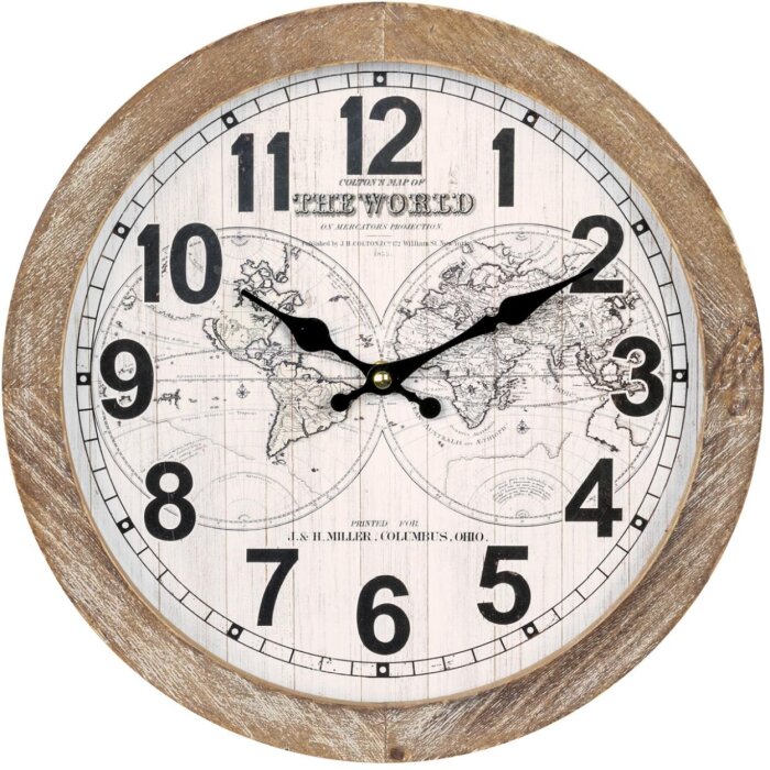 ZEP Reloj de pared Yvonne Ø30x6,5 cm