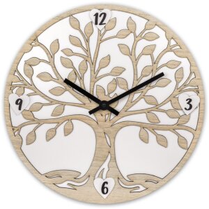 ZEP Vita reloj de pared diseño árbol de...
