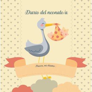 ZEP Álbum de fotos para bebé RITA rosa 25x25 cm 40 páginas Italiano