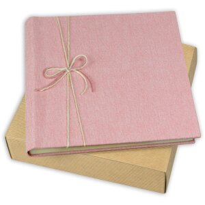 ZEP Álbum de fotos para bebé RITA rosa 25x25 cm 40 páginas Italiano