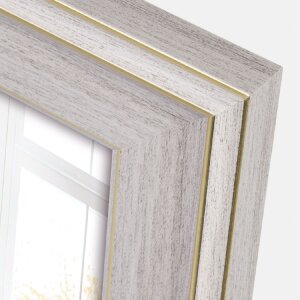 Marco ZEP Venezia 20x30 cm borde gris dorado
