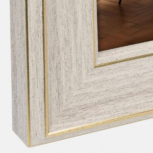 Marco ZEP Venezia 20x30 cm borde gris dorado