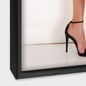 Marco de fotos de metal ZEP Alissa negro 20x30 cm