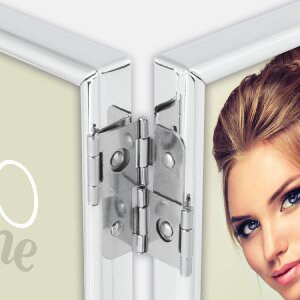 ZEP 120TS01-4R Marco triple plata brillo 3x 10x15cm
