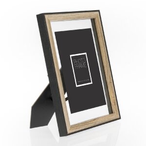 Marco de fotos ZEP MDF Roma crema 20x30 cm con passe-partout 15x20 cm