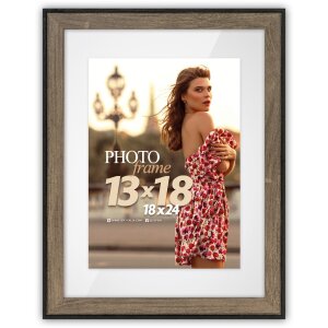 Marco de fotos ZEP MDF Roma marrón 20x30 cm con...