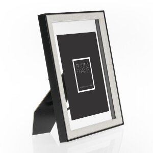 Marco de fotos ZEP MDF Roma blanco 20x30 cm con passe-partout 15x20 cm