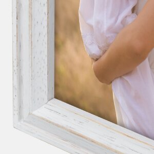 ZEP Marco de madera Rosel 15x15 cm Blanco