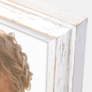 ZEP Marco de madera Rosel 15x15 cm Blanco