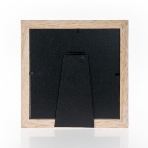 ZEP Portarretratos de madera Rosel 15x15 cm portarretratos de madera natural