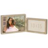 ZEP Basilea marco doble madera naturaleza 36x14,5cm fotos 10x15/13x18
