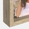 ZEP Basilea marco doble madera naturaleza 36x14,5cm fotos 10x15/13x18