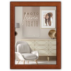 ZEP marco de madera Aosta 20x25 cm marrón