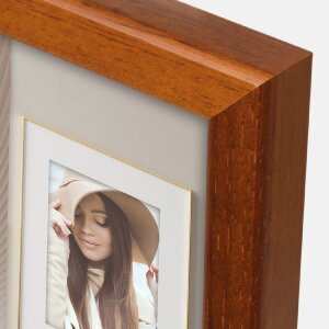 ZEP marco de madera Aosta 20x25 cm marrón