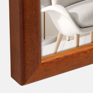 ZEP marco de madera Aosta 20x25 cm marrón