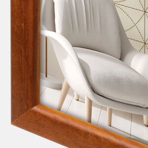 ZEP marco de madera Aosta 20x25 cm marrón