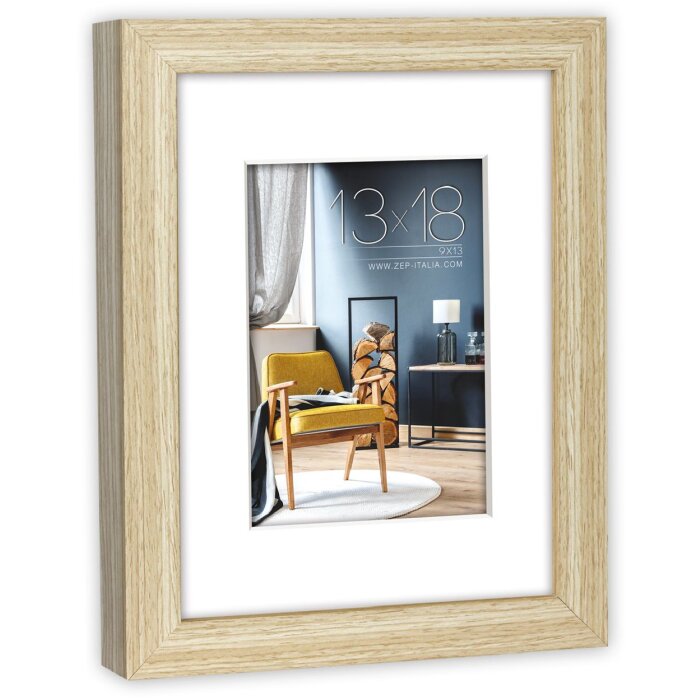 Marco ZEP Niki natural 30x40 cm con passe-partout 20x30 cm