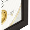 ZEP marco de madera Certificado negro 21x29,7 cm