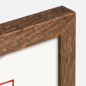 ZEP marco de madera Certificado marrón 21x29,7 cm