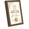 ZEP marco de madera Certificado marrón 21x29,7 cm