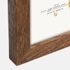ZEP marco de madera Certificado marrón 21x29,7 cm