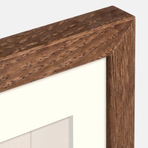 ZEP Marco de madera Malmo marrón 50x70 cm con paspartú 40x60 cm