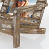ZEP Portarretratos de madera Cefalù tumbona look 10x15 cm 23x15x16 cm