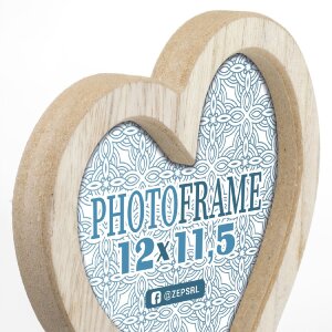 ZEP galería de fotos de madera Frida 3 fotos 12x11,5 cm corazón 13x40 cm