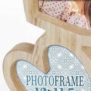 ZEP galería de fotos de madera Frida 3 fotos 12x11,5 cm corazón 13x40 cm