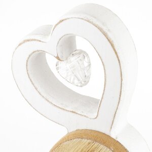 ZEP galería de fotos de madera noble 2 fotos 6,5x6,5 cm 7x7 cm corazón 8x31 cm