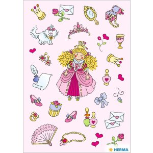 HERMA etiquetas joyas DECOR princesas I 3 hojas