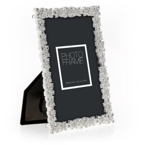 ZEP Marco retrato Rossini metal strass 10x15 cm y 13x18 cm plata