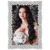 ZEP Marco retrato Rossini metal strass 10x15 cm y 13x18 cm plata