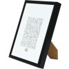 Marco Deknudt S027K2 29,7x42 cm aluminio negro cristal transparente