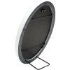 Deknudt S100F1 Marco oval blanco 18x24 cm plástico