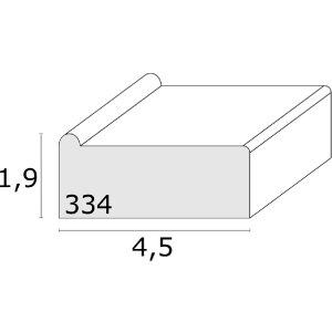 Deknudt S334 listón para bastidor de madera de...