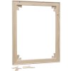 Marco de camilla Deknudt S335 madera color natural 60x80 cm