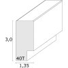 Deknudt S40T paquete de montaje DKbond 13,0 x 13,0 cm