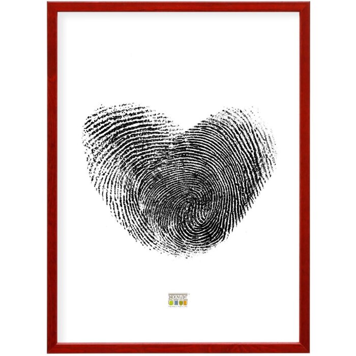 Deknudt S41JL4 Marco de madera rojo 29,7x42 cm - Diseño elegante para sus fotos