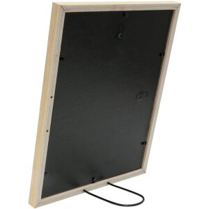 Deknudt S43AH1 marco madera natural 20x20 cm con passe-partout 13x13 cm