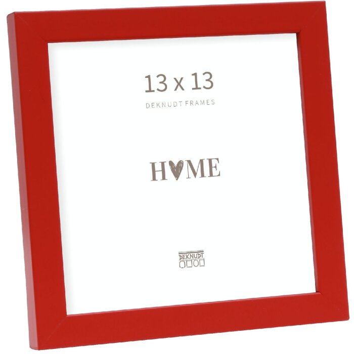 Marco Deknudt S43AK4 Liso Rojo 13x13 cm Madera