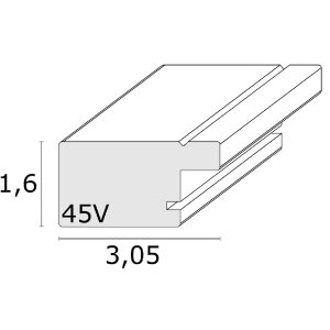 Deknudt S45VH3 Marco Marrón Plata 29.7x42cm Plástico