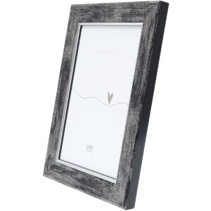 Deknudt S45YE2 Marco de madera Negro Borde plateado 21x29.7cm