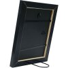 Deknudt S45YE2 Marco de madera Negro Borde plateado 21x29.7cm