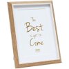 Deknudt S46WG4 marco naturaleza/borde blanco passe-partout 15x20 cm